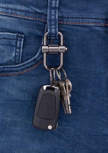 Brelok do kluczy 2-WAY KEY szary