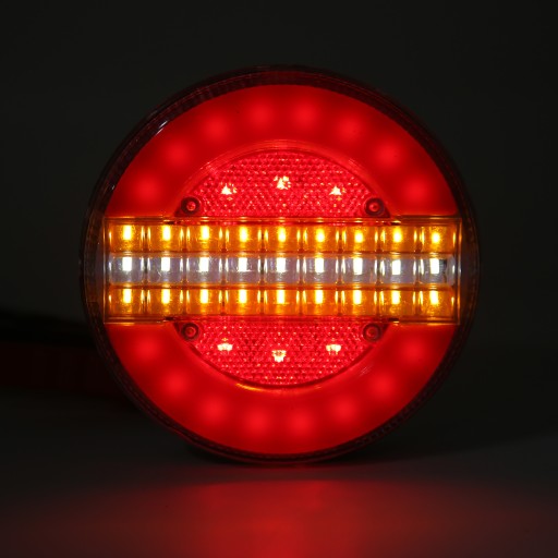 LED okrągłe światło tylne przyczepy 1200 lm stop