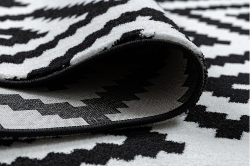 Скандинавский ковер ROMBY RUTA BLACK AND WHITE 240x330