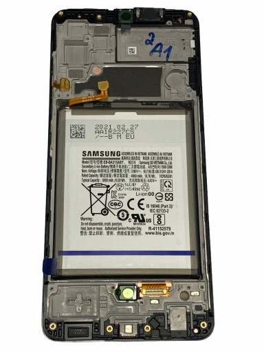 ОРИГИНАЛЬНЫЕ Боковые кнопки в рамке Samsung A32 LTE