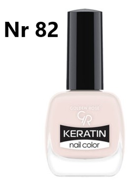 Кератиновый лак для ногтей Golden Rose Keratin 82
