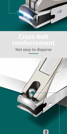 Stainless Steel Anti-Splash Nail Clippers - Bionics Design Manicure & Pedic