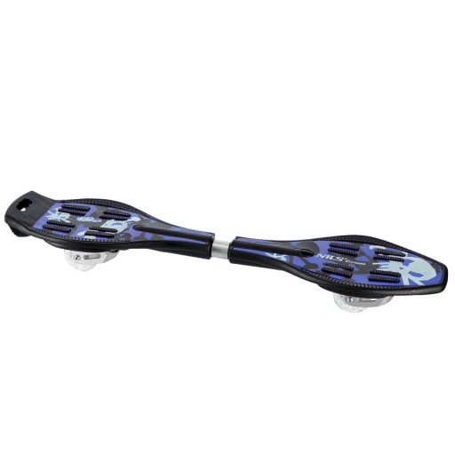 Скейтборд Blue Waveboard NILS Balance Solid до 50 кг со светодиодной подсветкой