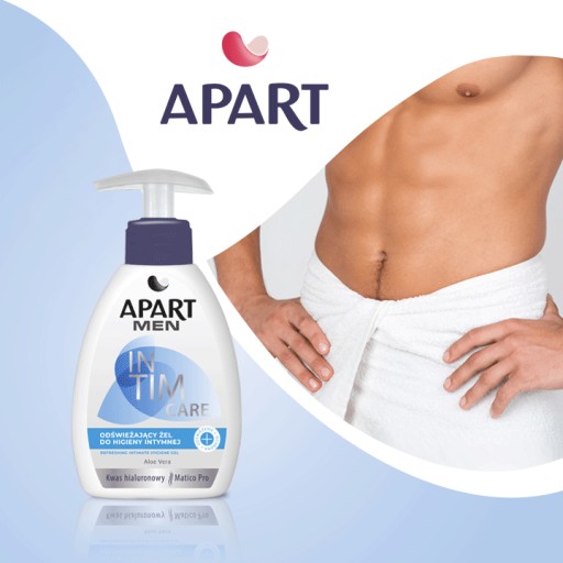 Мужской гель для душа Apart 3в1, гель для интимной гигиены MIX Set 4+1