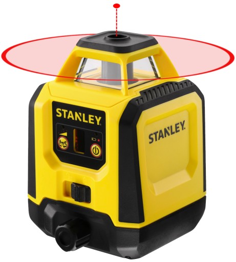 STANLEY Поворотный уровень, красная балка 77616