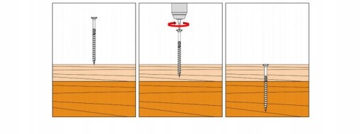 Столярные шурупы по дереву 5x60 TORX 200 шт.
