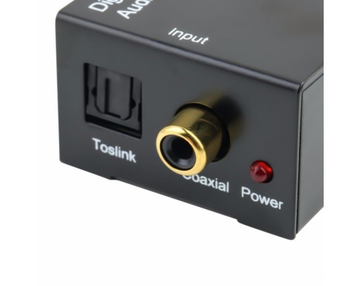 КОАКСИАЛЬНЫЙ КОНВЕРТЕР SPDIF TOSLINK в 2x RCA Cinch США