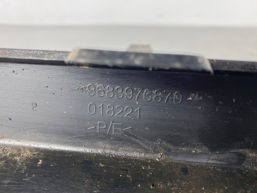 CITROEN C3 II DOKŁADKA ZDERZAKA LISTWA TYŁ 2008-2016