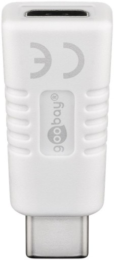 Адаптер usb -c -штекер - Microusb Goobay White Socket