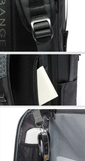Рюкзак для ноутбука Bange BG-22005, размер 15,6 см, USB, размер ручной клади в самолете