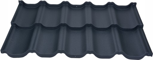 Модульная металлочерепица Budmat VENECJA D-Matt MATT АНТРАЦИТ RAL 7016