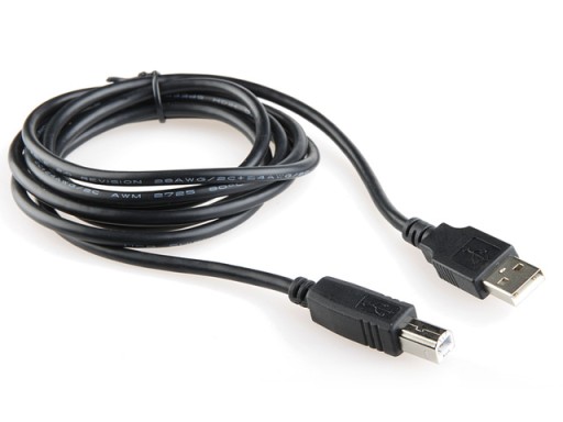 Kabel USB 2.0 typu AB AM-BM 4,5m FERRYT czarny