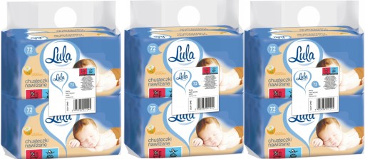 Влажные салфетки Lula Baby Ромашка 12х72 шт.