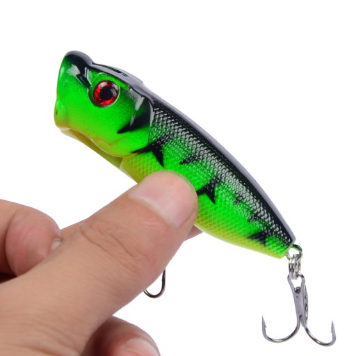 Воблер POPPER FLOPPER PERCH PIKE F141 ЗЕЛЕНЫЙ