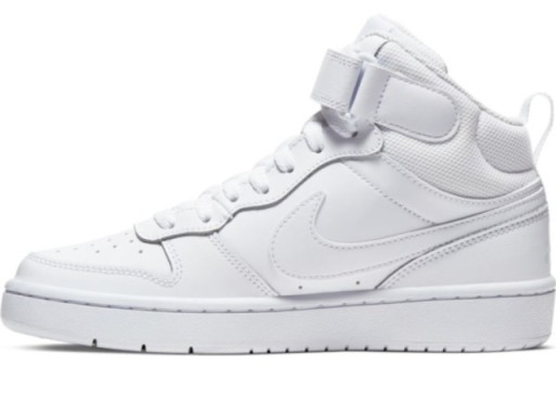 СРЕДНИЕ КРОССОВКИ NIKE COURT BOROUGH CD7782-100 35,5 кожаные