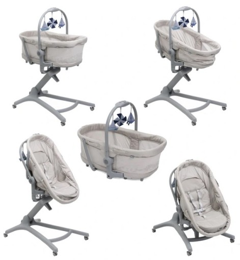 кроватка CHICCO BABY HUG PRO 5В1 Бежевый + МАТРАС + ПРОСТЫНЬ
