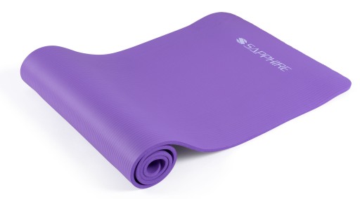 Гимнастический коврик FITNESS MAT SG-105 NBR 173х61см толстый для занятий йогой 1,5см