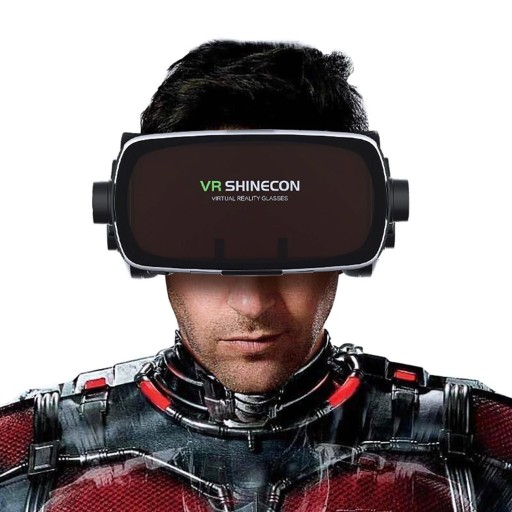 Okulary gogle 3D VR Shinecon G07E+ Słuchawki+ Pad