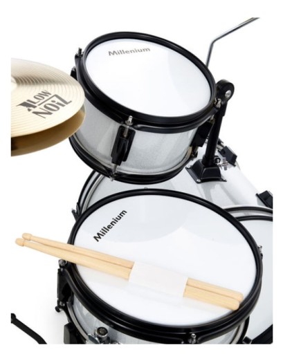 Youngster Drum Set Silver - Ударная установка Silver Millenium для детей