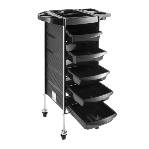 Тележка парикмахерская 6 этажей 5 ящиков PHYSA-RR-6