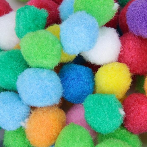 80 sztuk modny wielokolorowy pompon w kształcie kulki dekoracje dla domu DIY