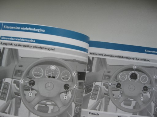 Mercedes W204 Польская инструкция C Class W204 07-10