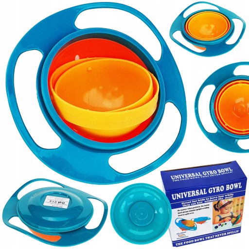 MISKA NIEWYSYPKA MISECZKA NIEKAPEK GYRO BOWL360