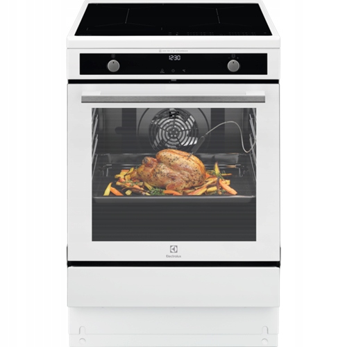 Electrolux LKI66851NW индукционная плита 60 см Белый пиролиз
