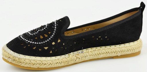 BARSKI Espadryle Baleriny Czarne 33150 r.39