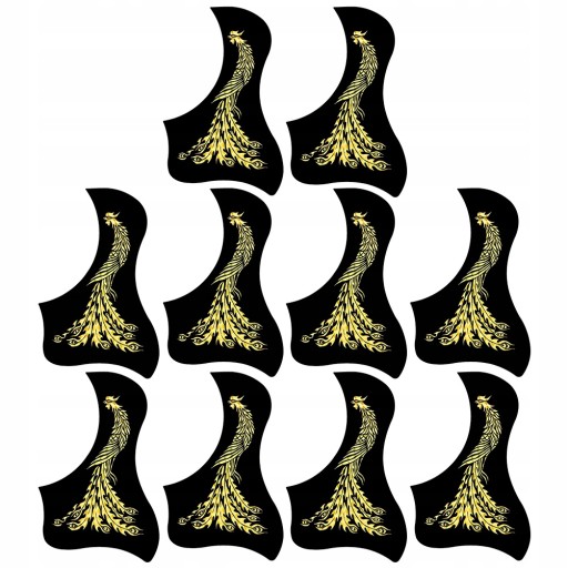 10 szt. Pickguardów gitarowych Folk Guitar