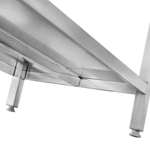STÓŁ GASTRONOMICZNY z PÓŁKĄ roboczy ze stali nierdzewnej 180x70 cm SPAWANY