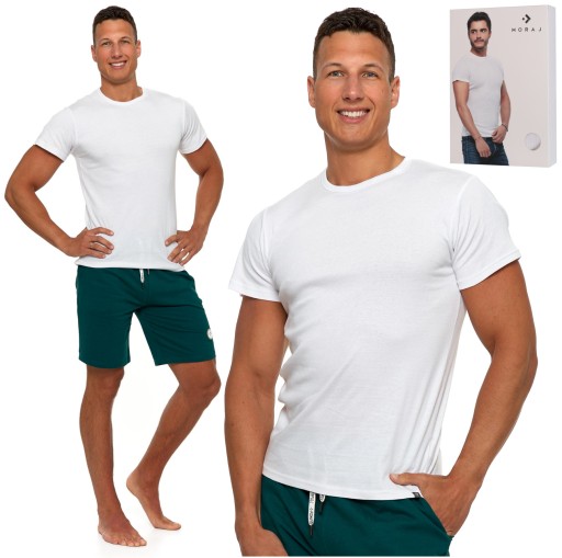 МУЖСКАЯ ФУТБОЛКА ИЗ 100% ХЛОПКА ПРИГЛАШЕННАЯ ФУТБОЛКА MORAJ - XXL