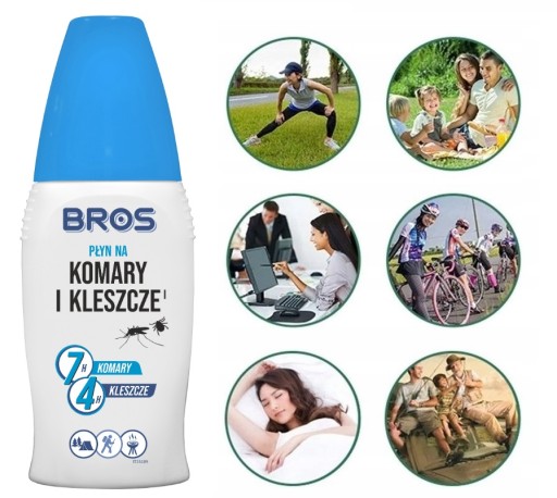 BROS POCKET ЖИДКОСТЬ ОТ КОМАРОВ И КЛЕЩЕЙ 50мл