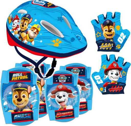 ЛЕГКИЙ велосипедный шлем PAW Patrol Boys, размер 52–56