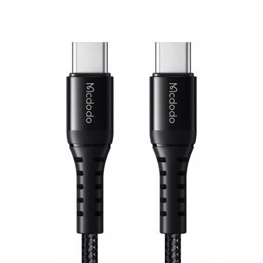 MCDODO USB-C-кабель, быстрая зарядка, USB Type-C, 3 А, 60 Вт, 1 м, черный