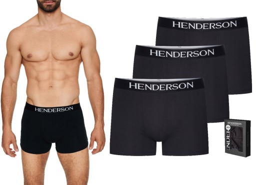 3x МУЖСКИЕ БОКСЕРЫ HENDERSON 35218-99X PREMIUM XXL