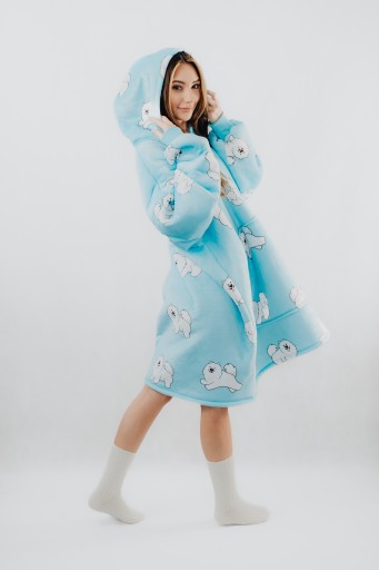 СВИТШОТ-ОДЕЯЛО Samoyed Comfy Moment Oversize 2в1 Польша