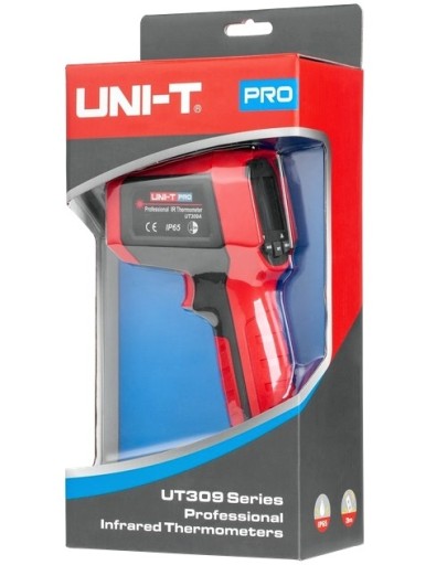 Профессиональный лазерный пирометр UNI-T UT309A PRO IP65 бесконтактный термометр