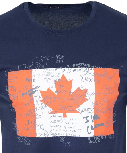 Koszulka męska T- SHIRT GRANATOWA XXL
