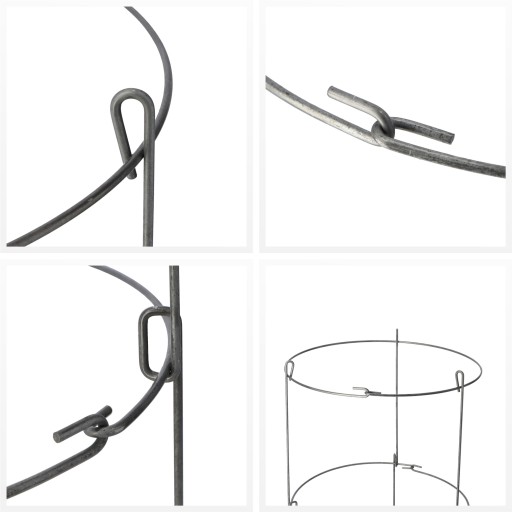 2x PODPORA DO ROŚLIN KWIATÓW 90cm OBEJMA