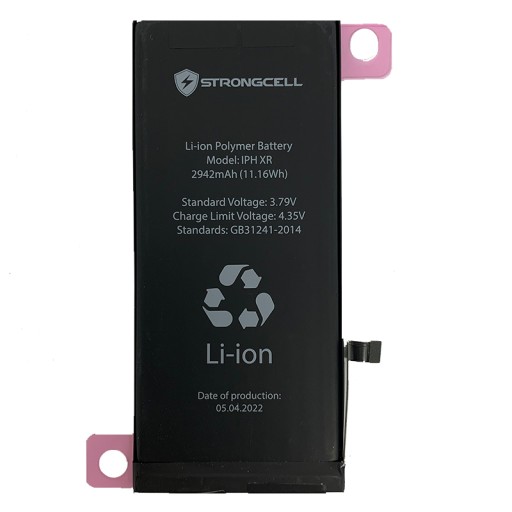 Bateria + Wklejka do iPhone XR A1984 A2105 A2106 A2107 STRONGCELL ZESTAW