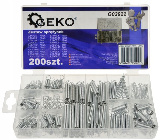 Комплект пружин 200 шт. ГЕКО G02922