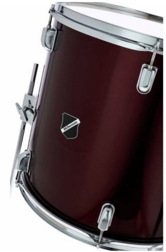 16x14 Focus Floor Tom Red в цвете Poplar Chrome Millenium