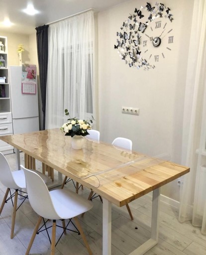 Miękkie Szkło Mata Folia Ochronna na Stół Biurko Blat 1,5mm 90X60