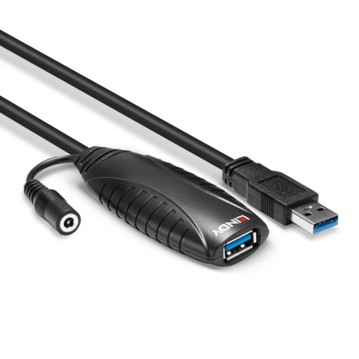 Przedłużacz USB 3.0 aktywny 15m Lindy 43099