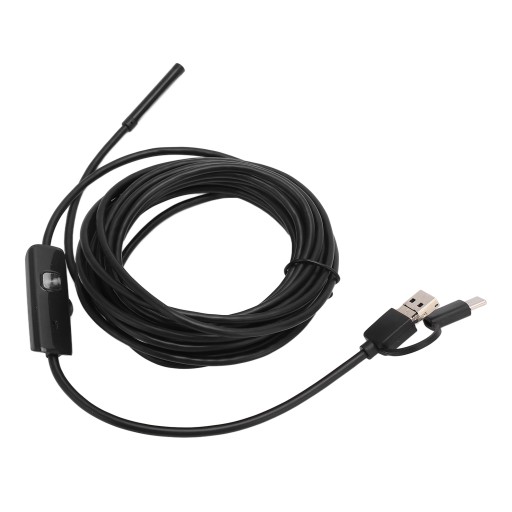 KAMERA ENDOSKOPOWA INSPEKCYJNA TELEFON PC 5m