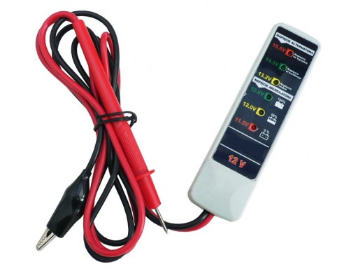 TESTER ELEKTRONICZNY AKUMULATORA I ALTERNATORA MIERNIK BATERII
