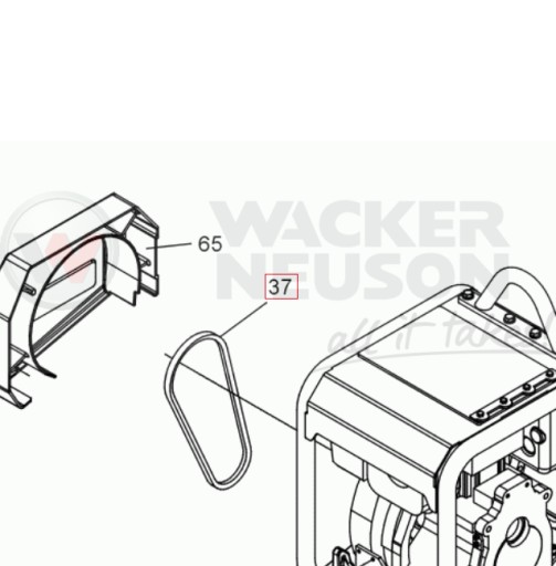 Ремень клиновой Wacker Neuson 0094072 5000094072