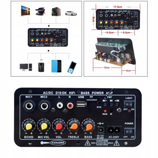 Плата Bluetooth 220 В/12 В/24 В для домашнего автомобиля моно