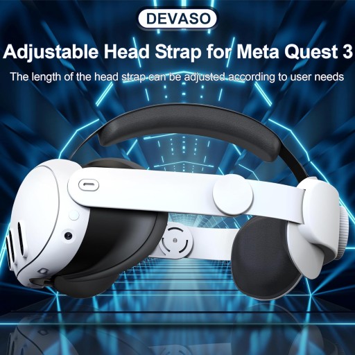 ЛЕГКИЙ РЕГУЛИРУЕМЫЙ РЕМЕНЬ ELITE ДЛЯ META/OCULUS QUEST 3/3S